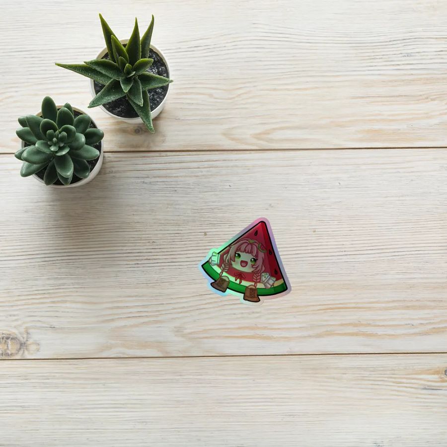 Charity Melon Holographic Sticker product image (10)