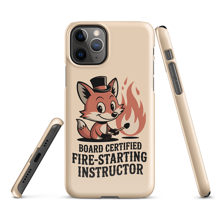 Fire Starting Instructor Human Design Manifestor iPhone case product image (2)