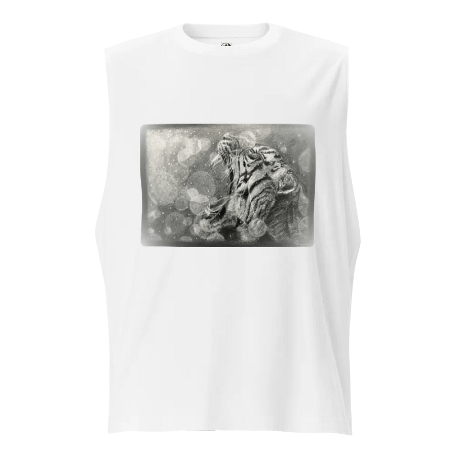 Nashīnasu - Roaring Tiger White Muscle Tank product image (1)