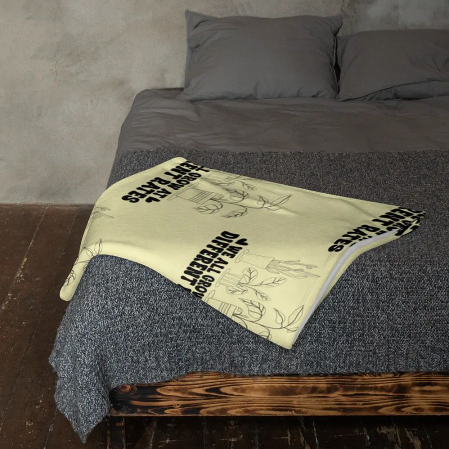We All Grow At Different Rates Blanket product image (12)