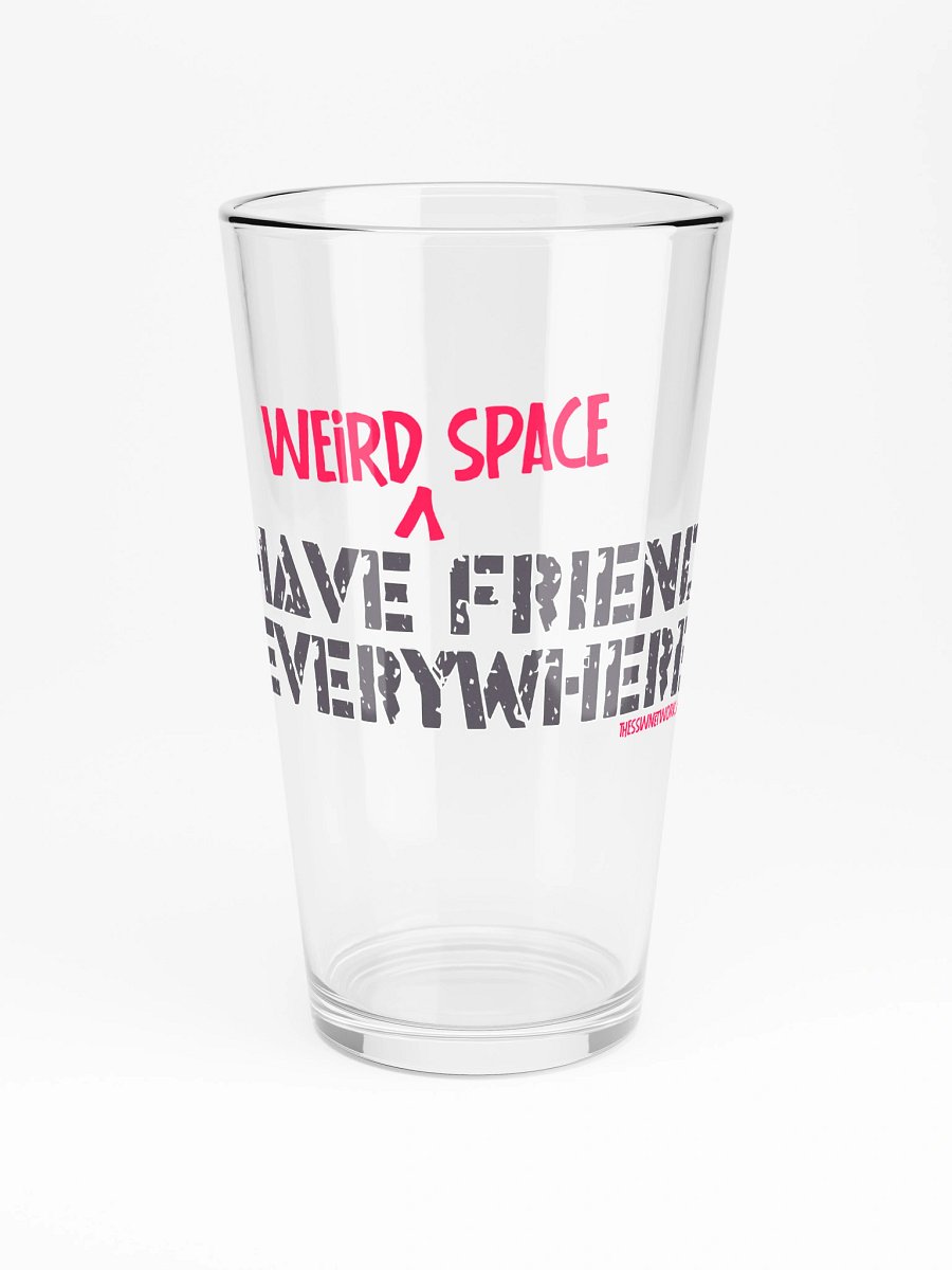 Weird Space Friends Pint Glass product image (3)