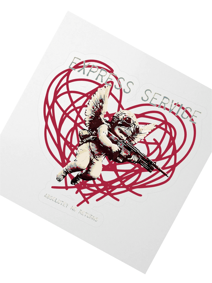 Cupid Express Service Kiss Cut Stickers product image (3)