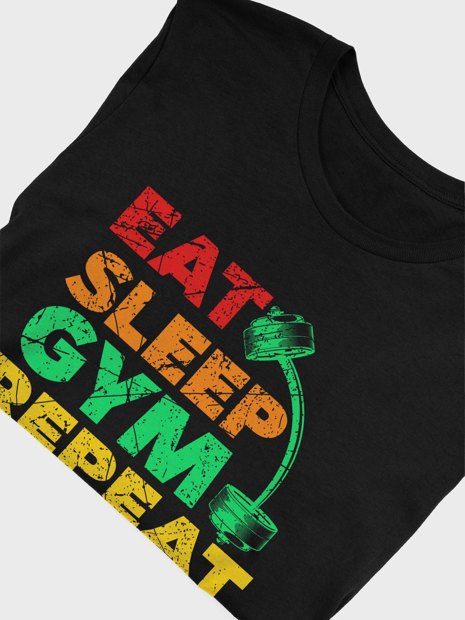 Colorful Gym Motto T-Shirt product image (9)
