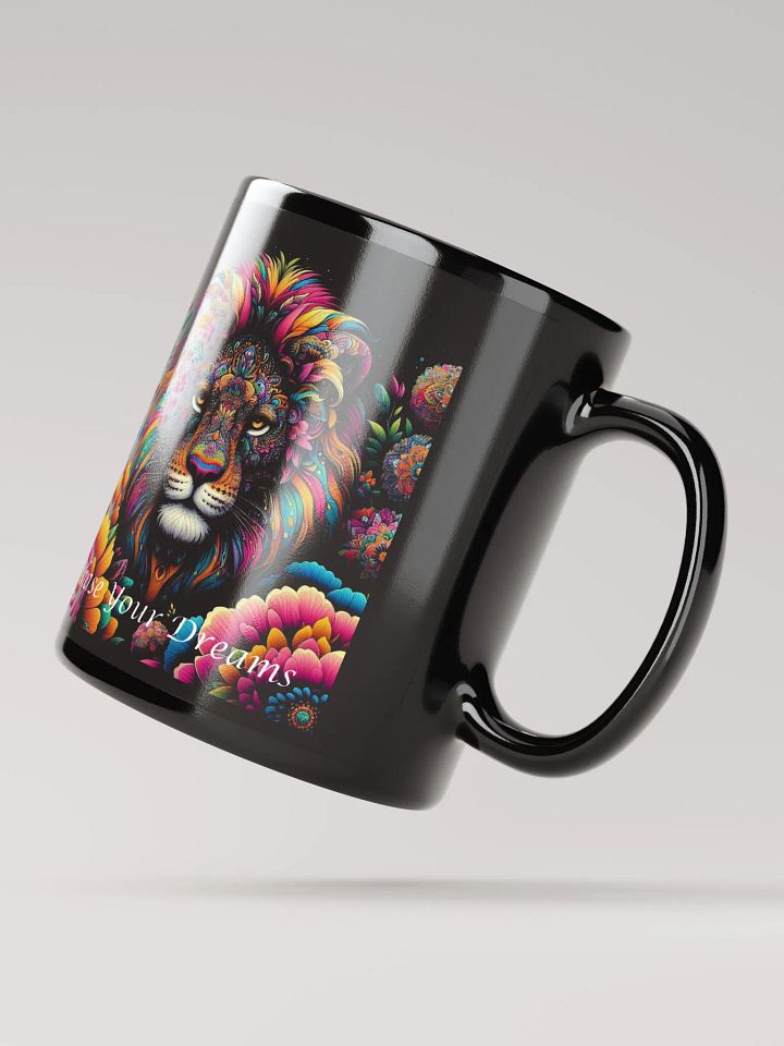 "Chase Your Dreams" #Motivational Glossy Black Mug product image (4)