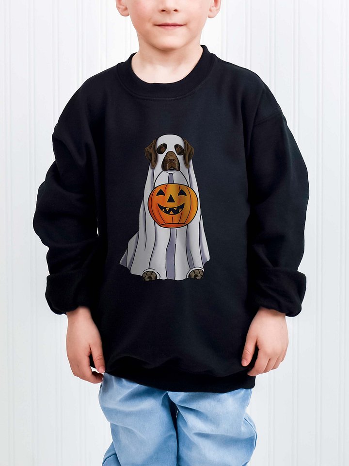 Halloween German Shorthaired Pointer(Liver) Youth Sweatshirt product image (1)