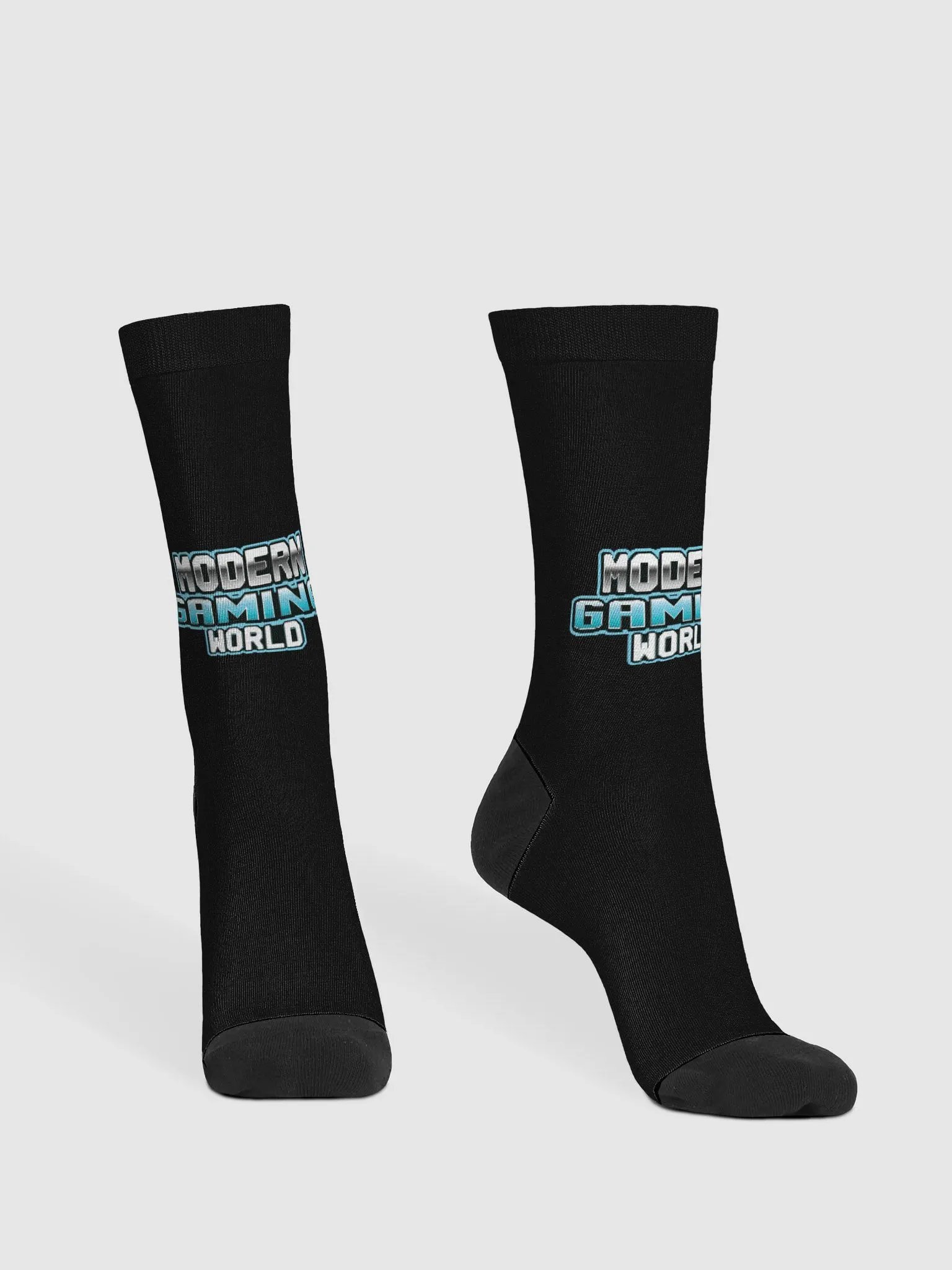 ModernGamingWorld Black Crew Socks product image (1)