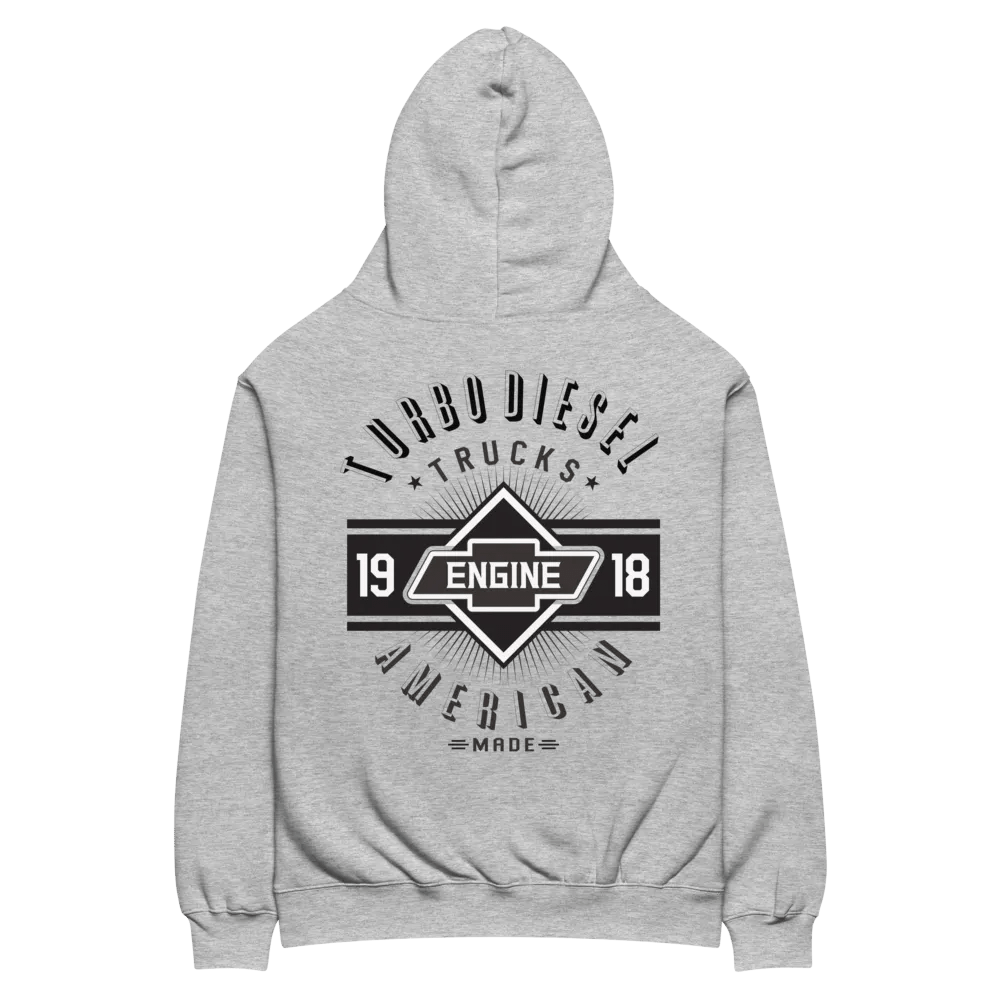Turbo Diesel - Vintage Engine Graphic Oversized Hoodie product image (6)