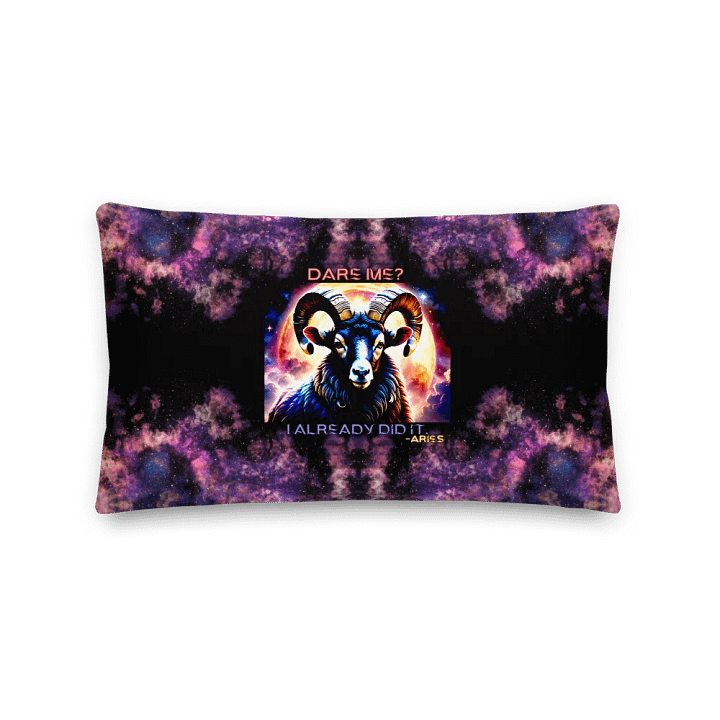 Aries 2025, Dare Me?, Pillow product image (2)