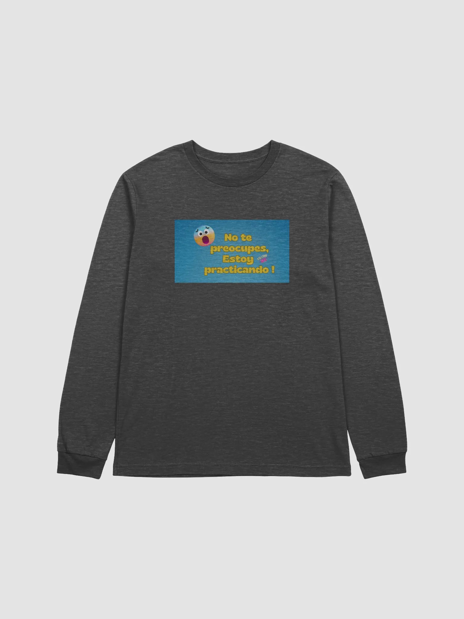 Surprised Emoji Practice Long Sleeve Tee product image (1)