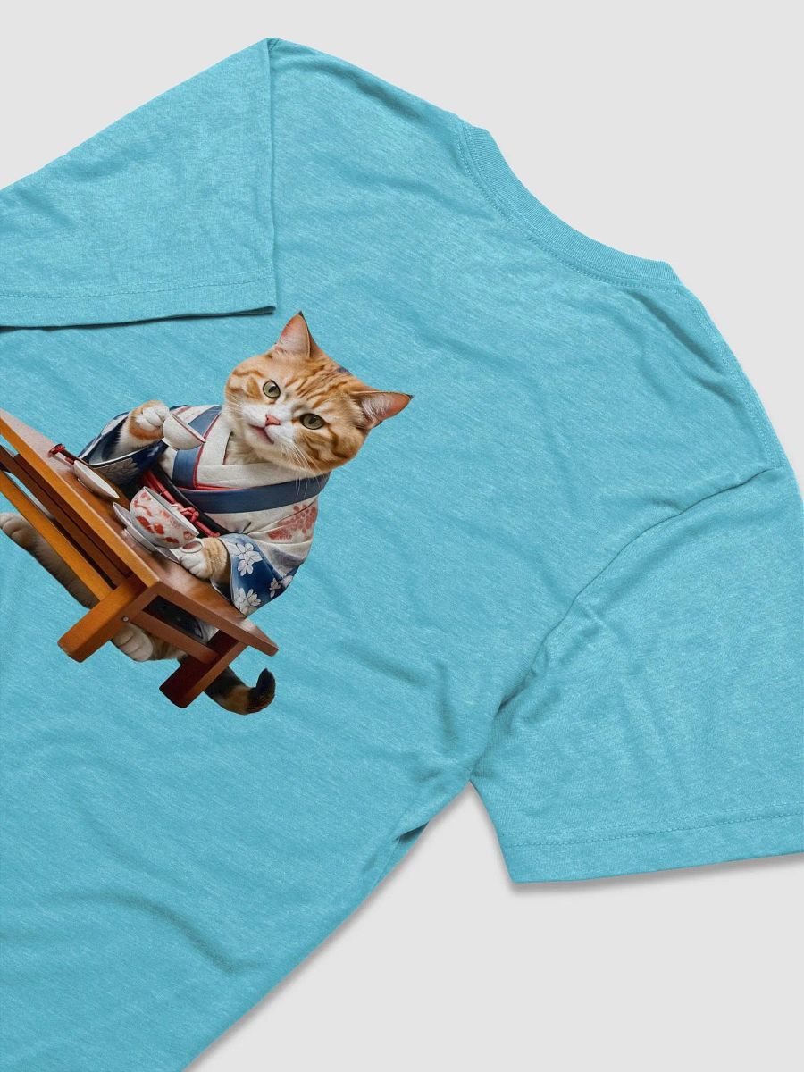 Meow-nificent Kimono Cat Drinking Tea Tee product image (7)