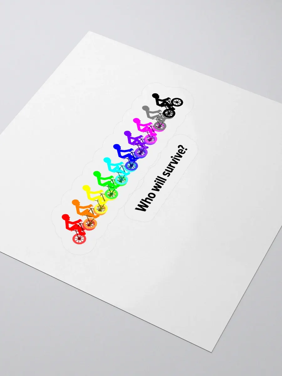 MIKAN Bicycle Sticker(Who will survive?) product image (11)