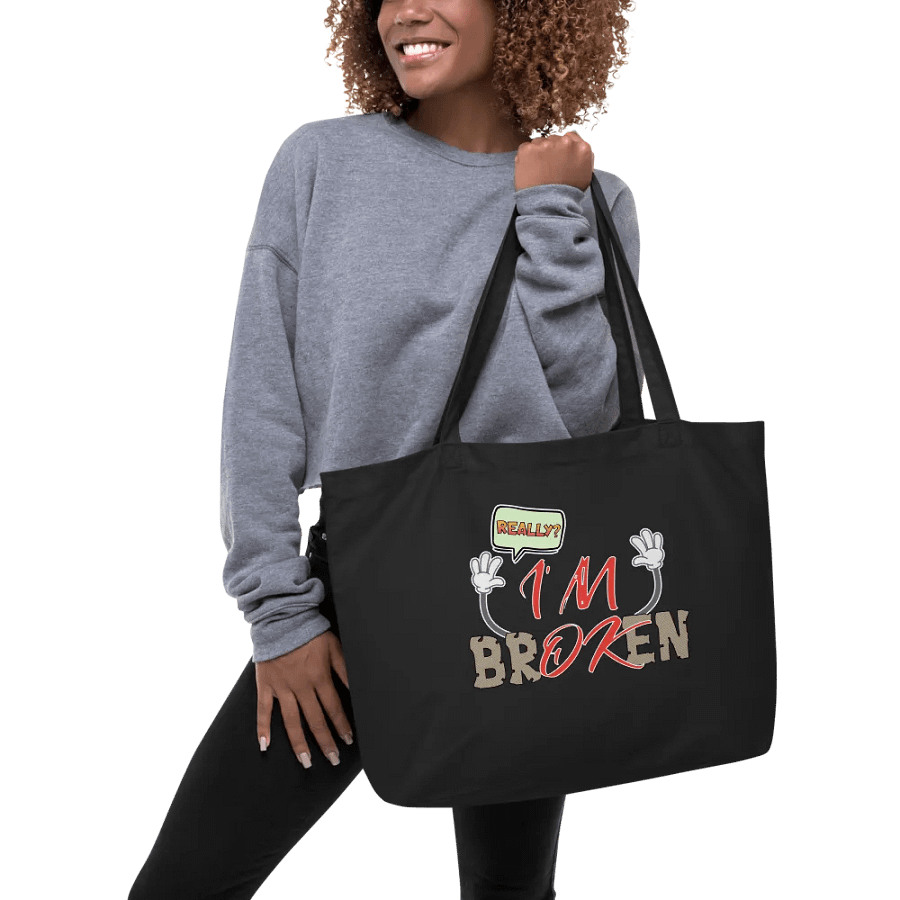 Im Broken Im Ok Shrug It Off Eco Tote product image (3)
