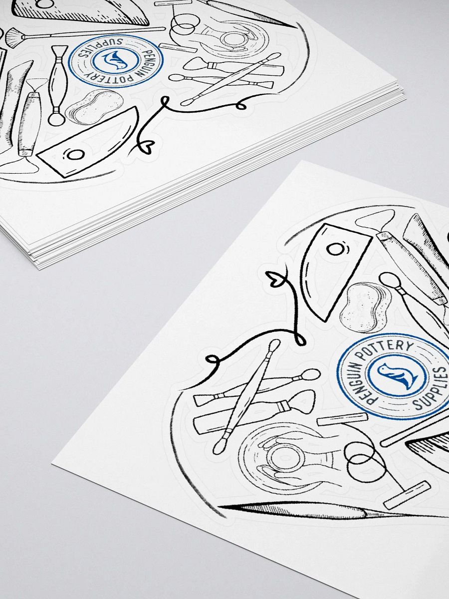 Penguin Pottery Love Sticker Limited Edition product image (4)