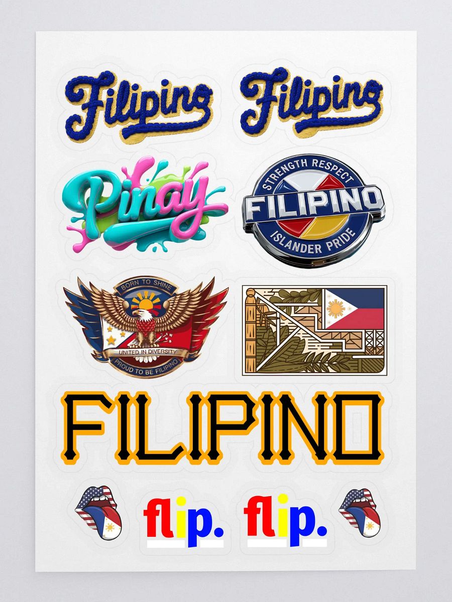 Filipino Pride Sticker Sheet #1 product image (3)