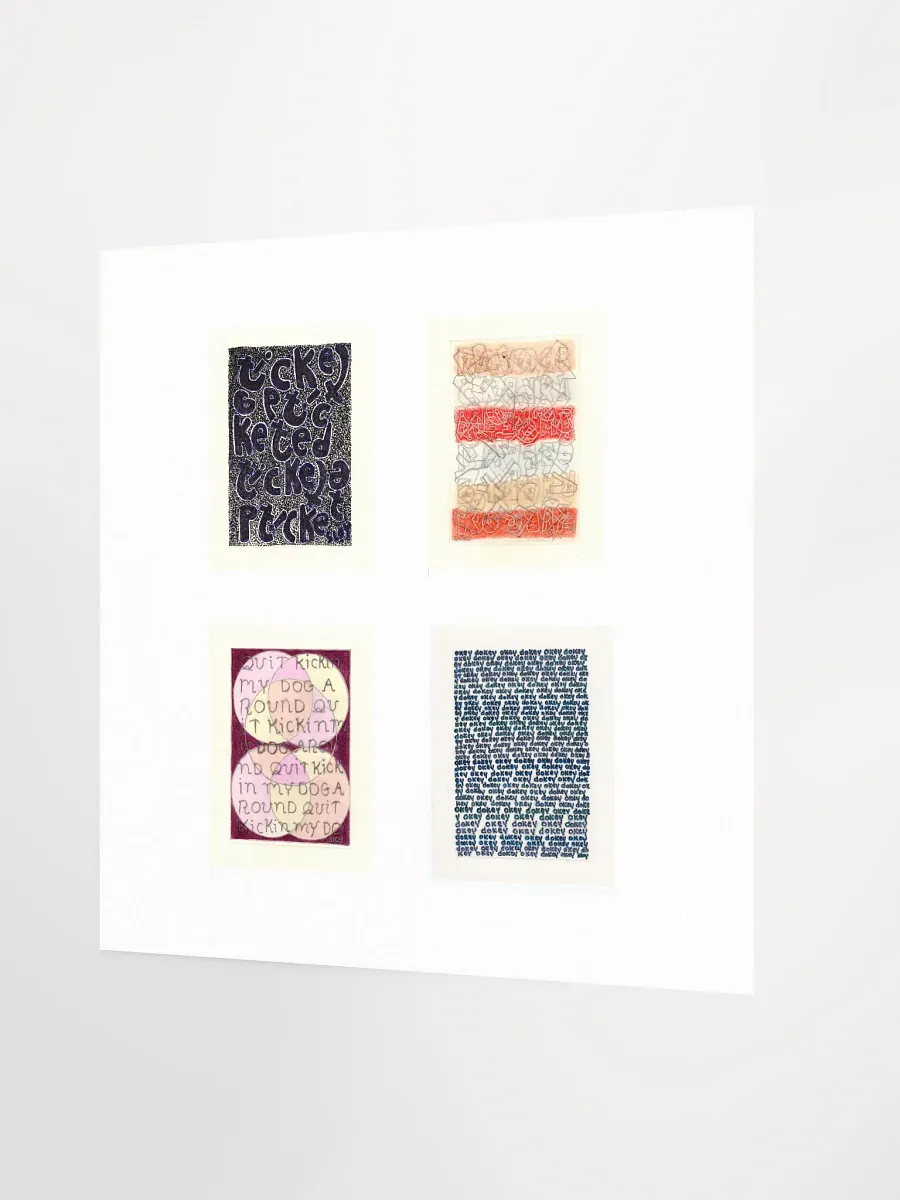 Build Your Own Four Panel Card Art (vertical orientation) product image (1)