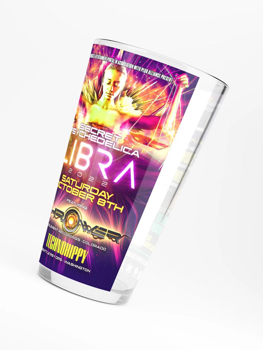 Libra 2022 Shaker Pint Glass product image (4)