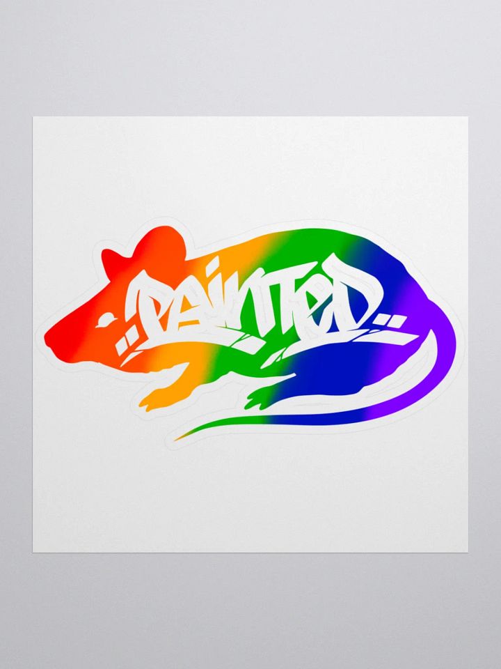 Rainbow Rat Sticker product image (1)