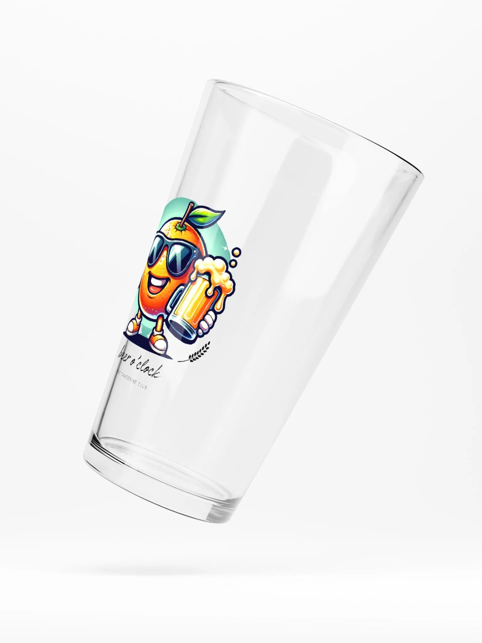 Tangerine Beer Pint Glass product image (5)