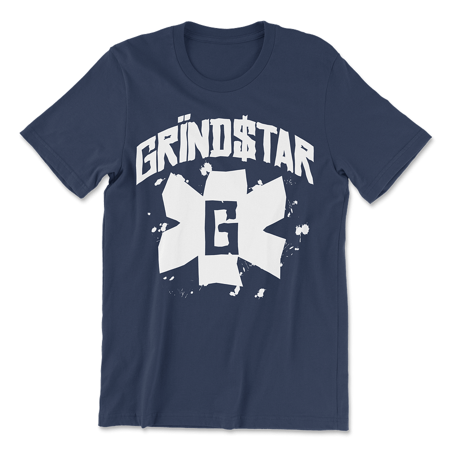 GRIND STAR WHITE EMBLEM TEE product image (3)
