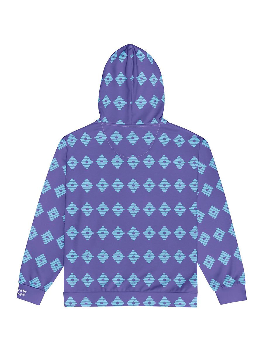 Powered by the People Zip Hoodie (Purple/Blue) Image 4