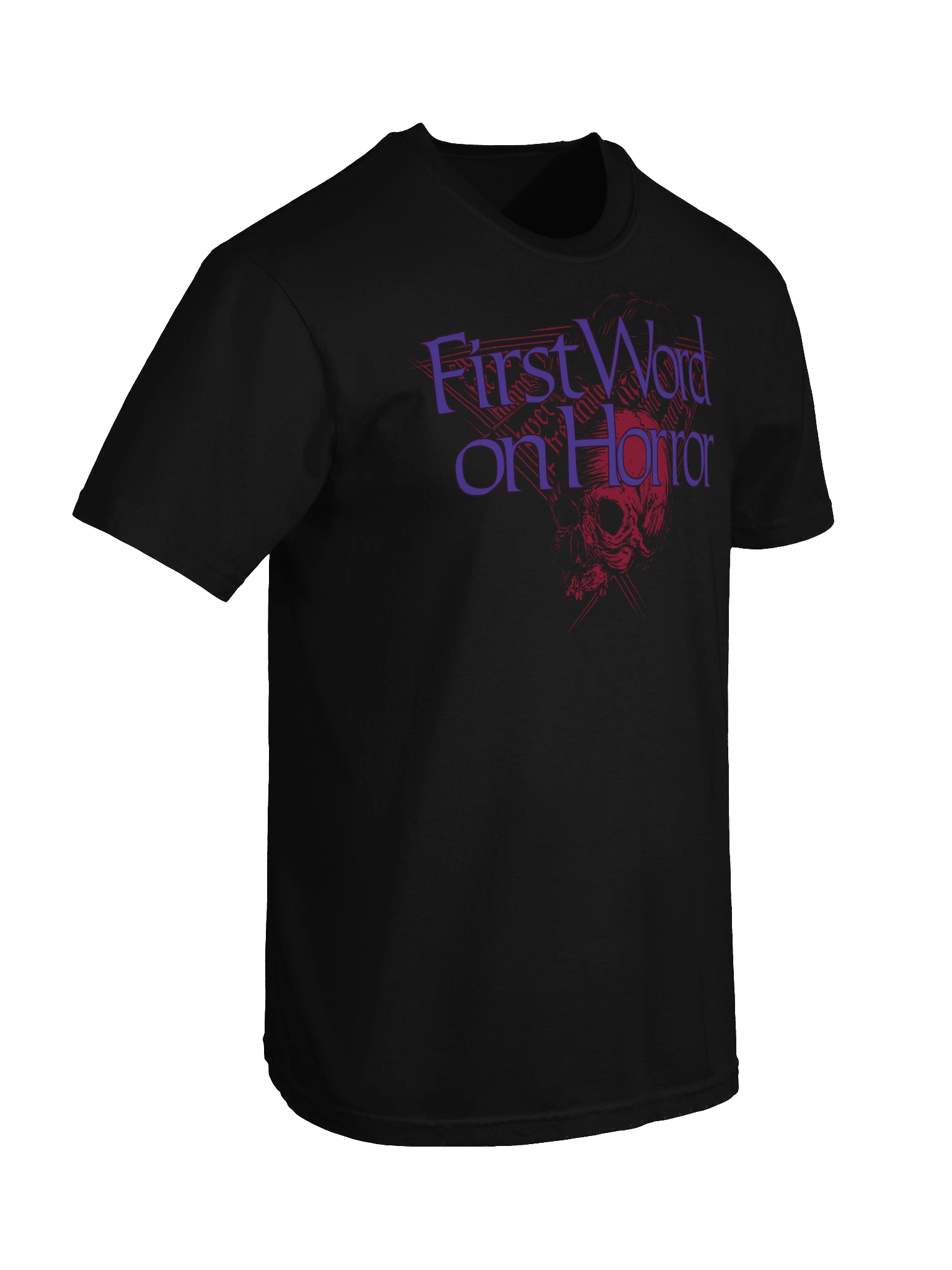 First Word On Horror Logo Tee - Purple product image (7)