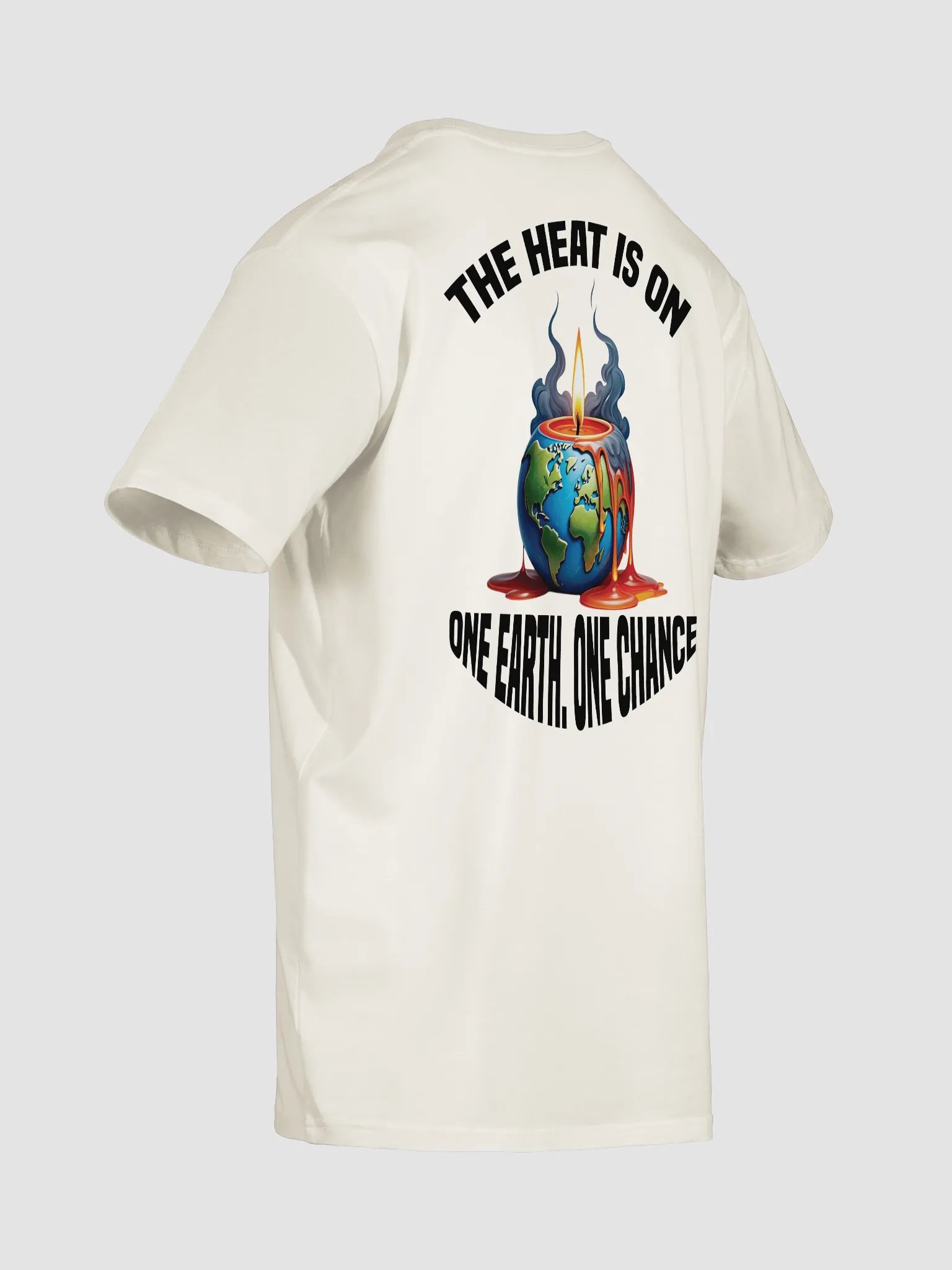 The Heat is On - One Earth One Chance Crew Neck T-Shirt product image (15)