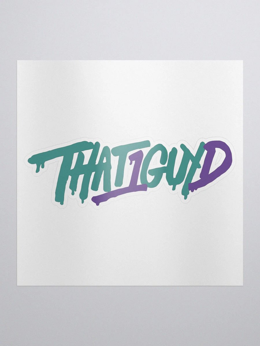 That1GuyD Text Logo Sticker product image (1)