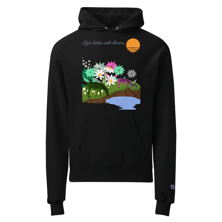 Bloom Stripes Unisex Hoodie product image (1)