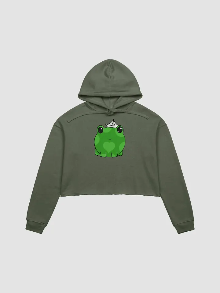 Captain Heart Fleece Crop Hoodie product image (1)