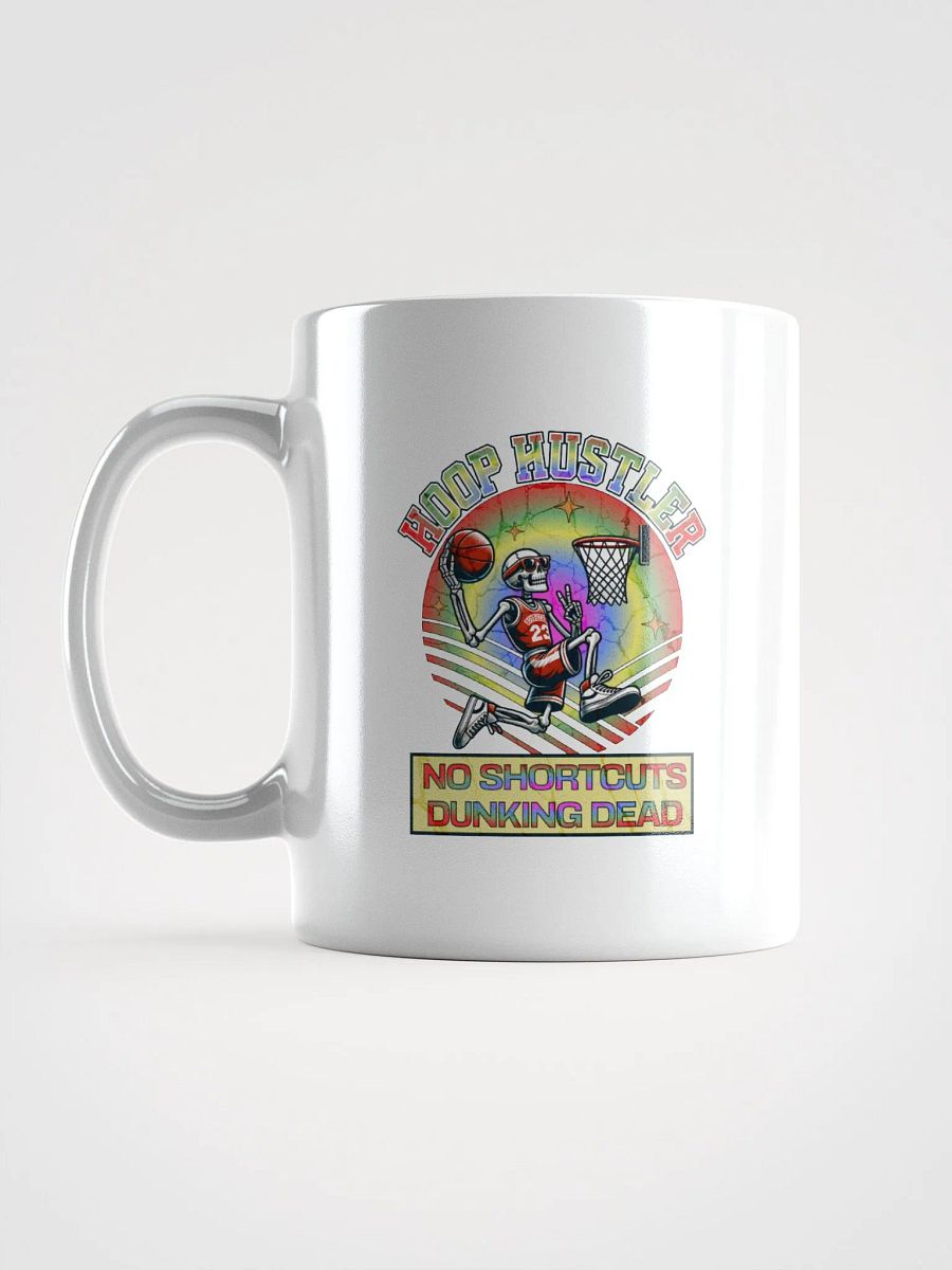 Hoop Hustler No Shortcut Dunking Dead Skeleton Slam Mug product image (1)