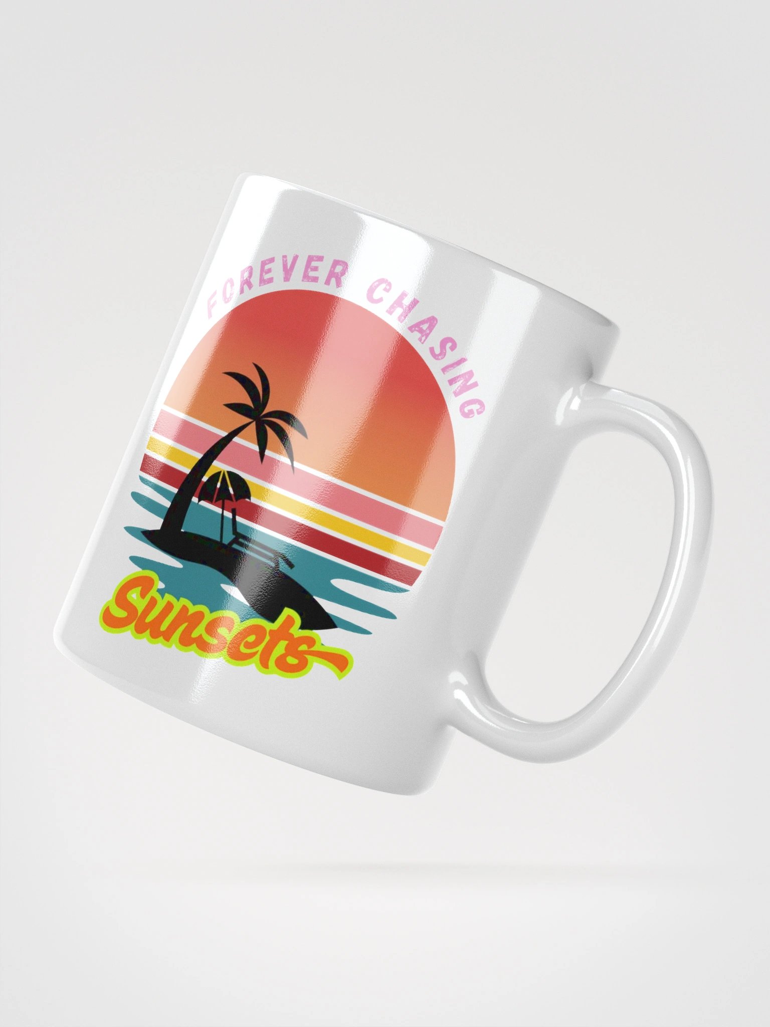 Forever Chasing Sunsets – Tropical Vibes Mug product image (3)