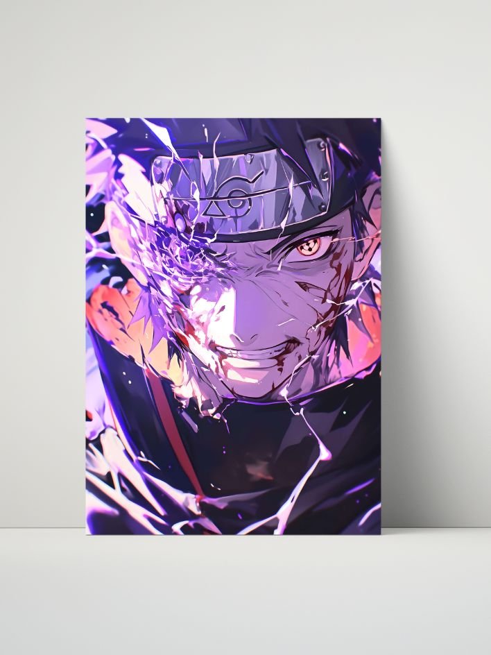 Naruto – Kakashi Shattered Resolve – 8x10 Metal Print product image (1)