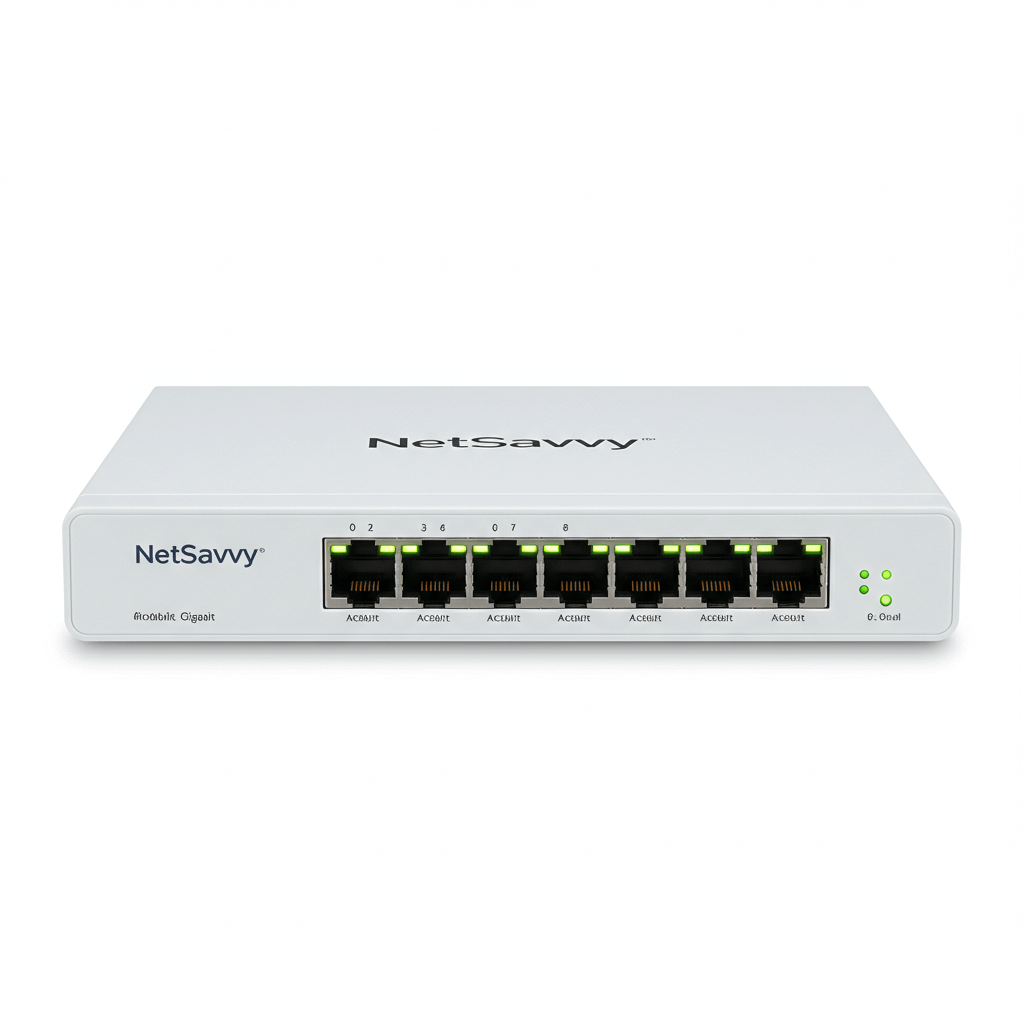 NetSavvy 8-Port Gigabit Switch product image (1)