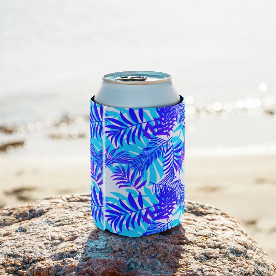 Tropical Leaves Coozie Can Cooler product image (10)
