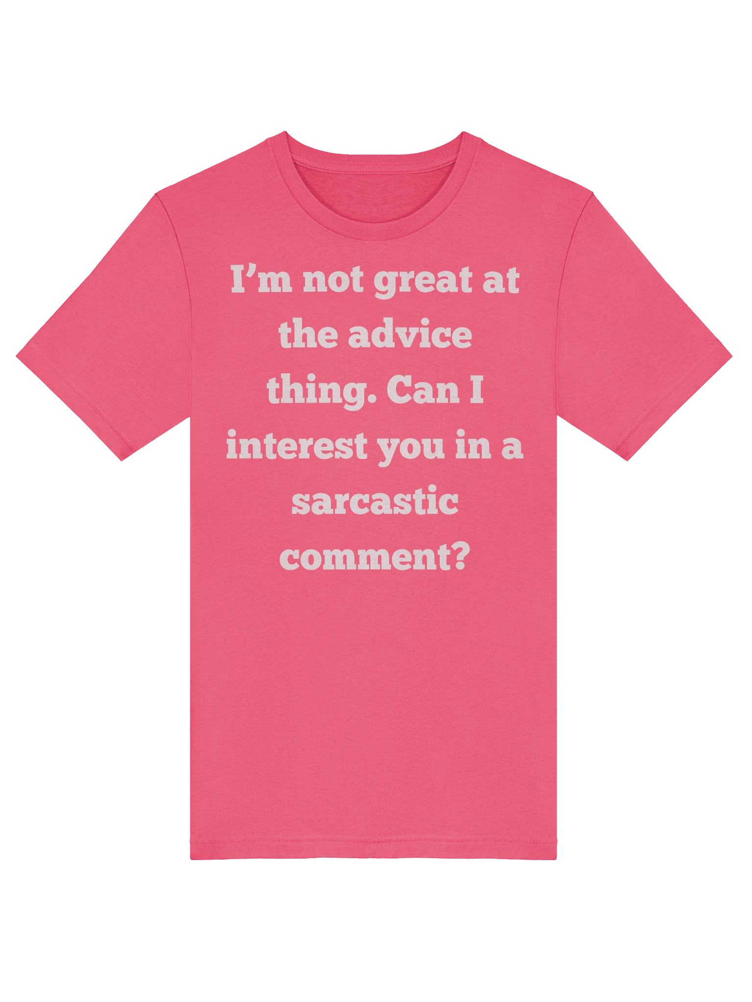 I'm Not Great at Advice Sarcastic Comment Shirt, Funny Sarcasm Gift Tee, Witty Humor T-Shirt, Bella Canvas 3001, Gift for Friend product image (5)