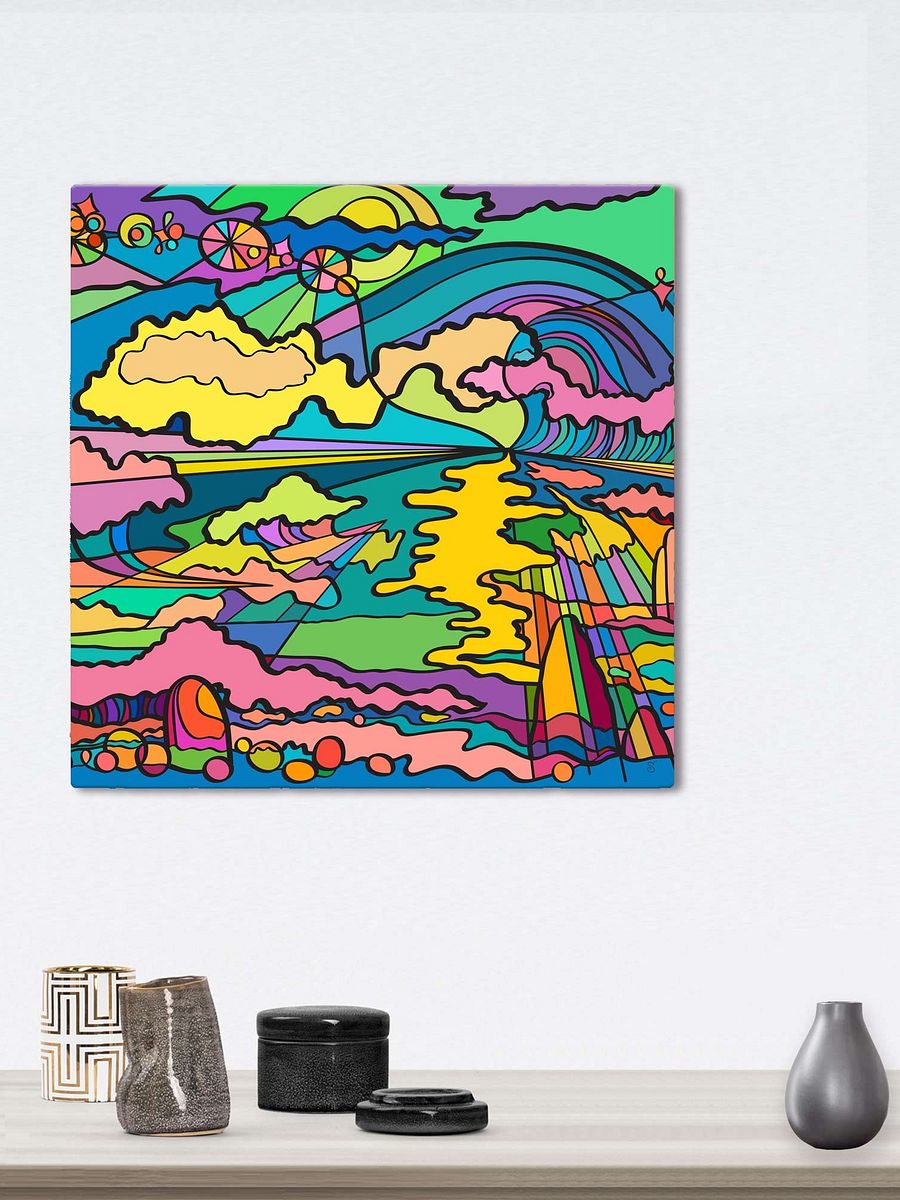 Vibrant Canvas: A Blank Slate for Your Artistic Vision - Night Ocean product image (49)