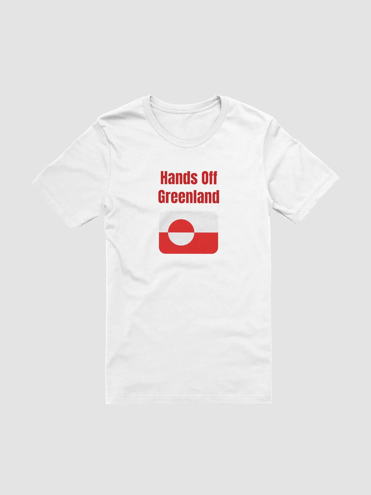 Bold Greenland Flag T-Shirt product image (1)