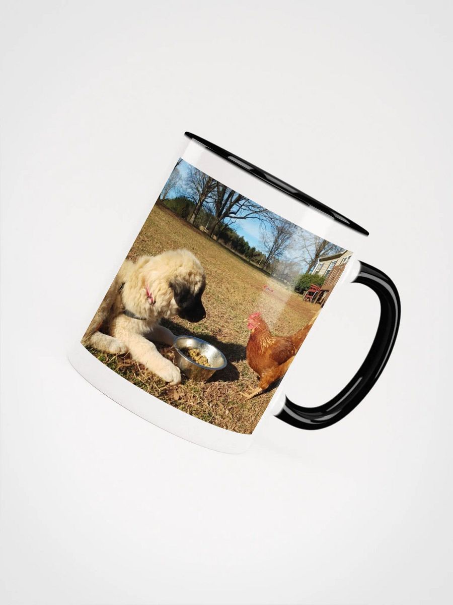 Adorable Puppy And Chicken Ceramic Mug product image (8)