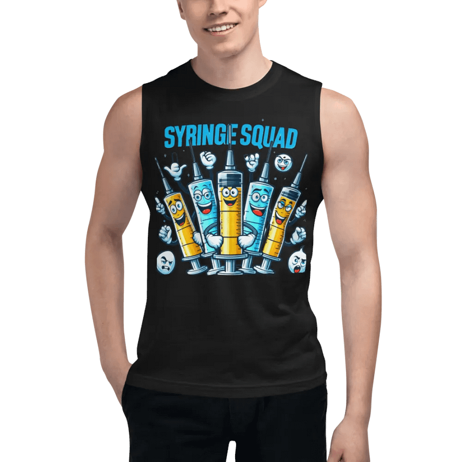 Syringe Squad Unisex Muscle Tank product image (6)