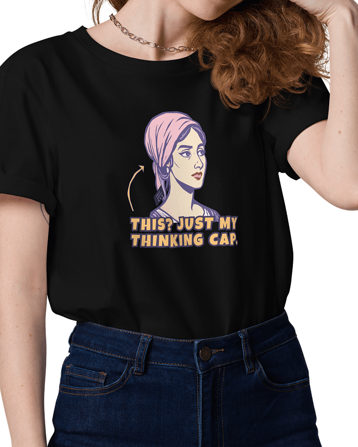 Thinking Cap Humor - Unisex Organic Tee product image (2)