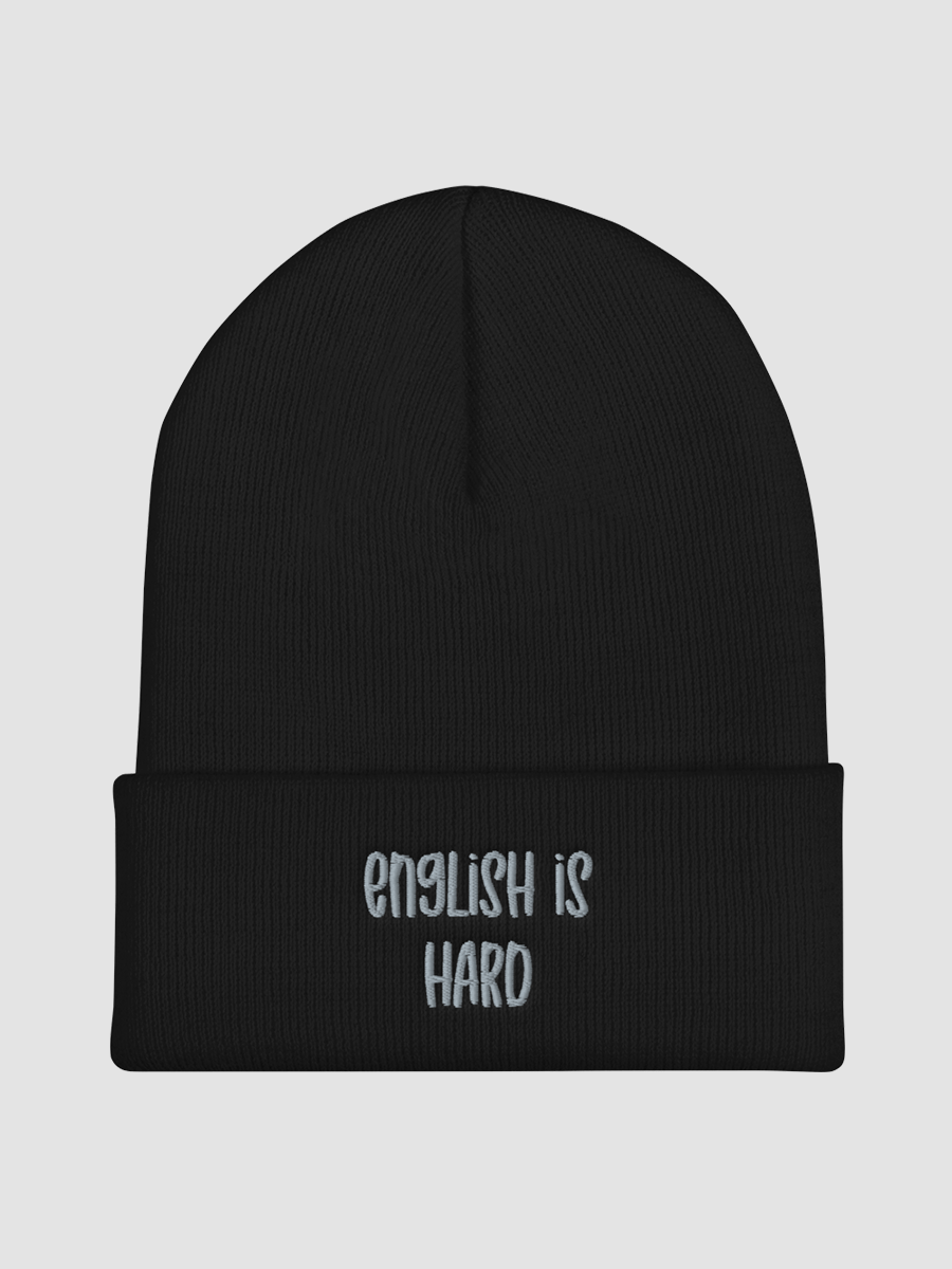 English Is Hard Beanie product image (1)