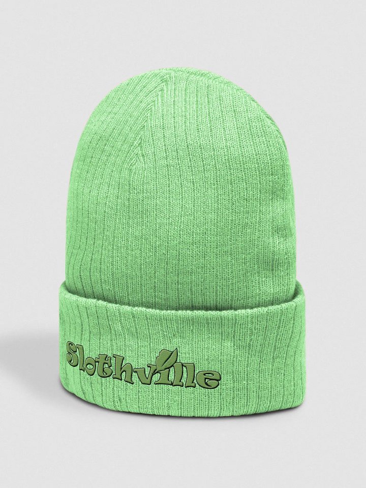 Slothville Eco-Friendly Ribbed Beanie product image (1)