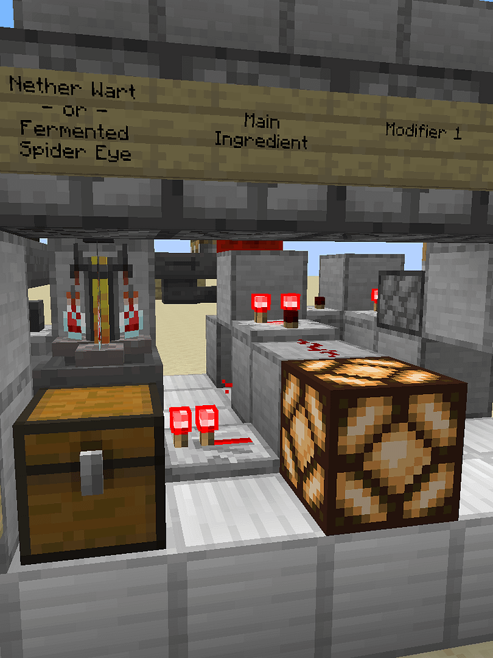Minecraft Automatic Brewing Schematic product image (1)