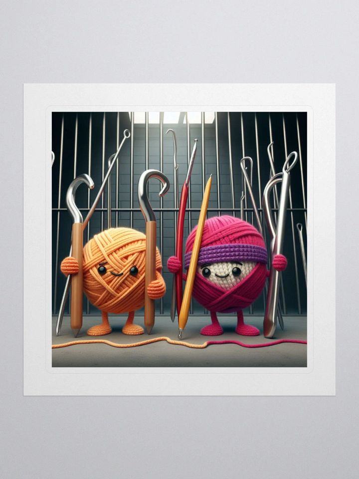 Bad Yarn Bandits 3 Kiss Cut Stickers product image (1)