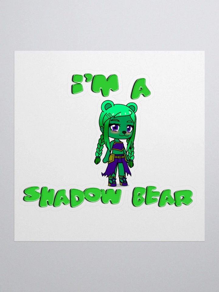 I'm A Shadow Bear - Emerald product image (1)