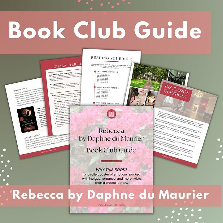 Book Club Guide for Rebecca by Daphne du Maurier product image (1)