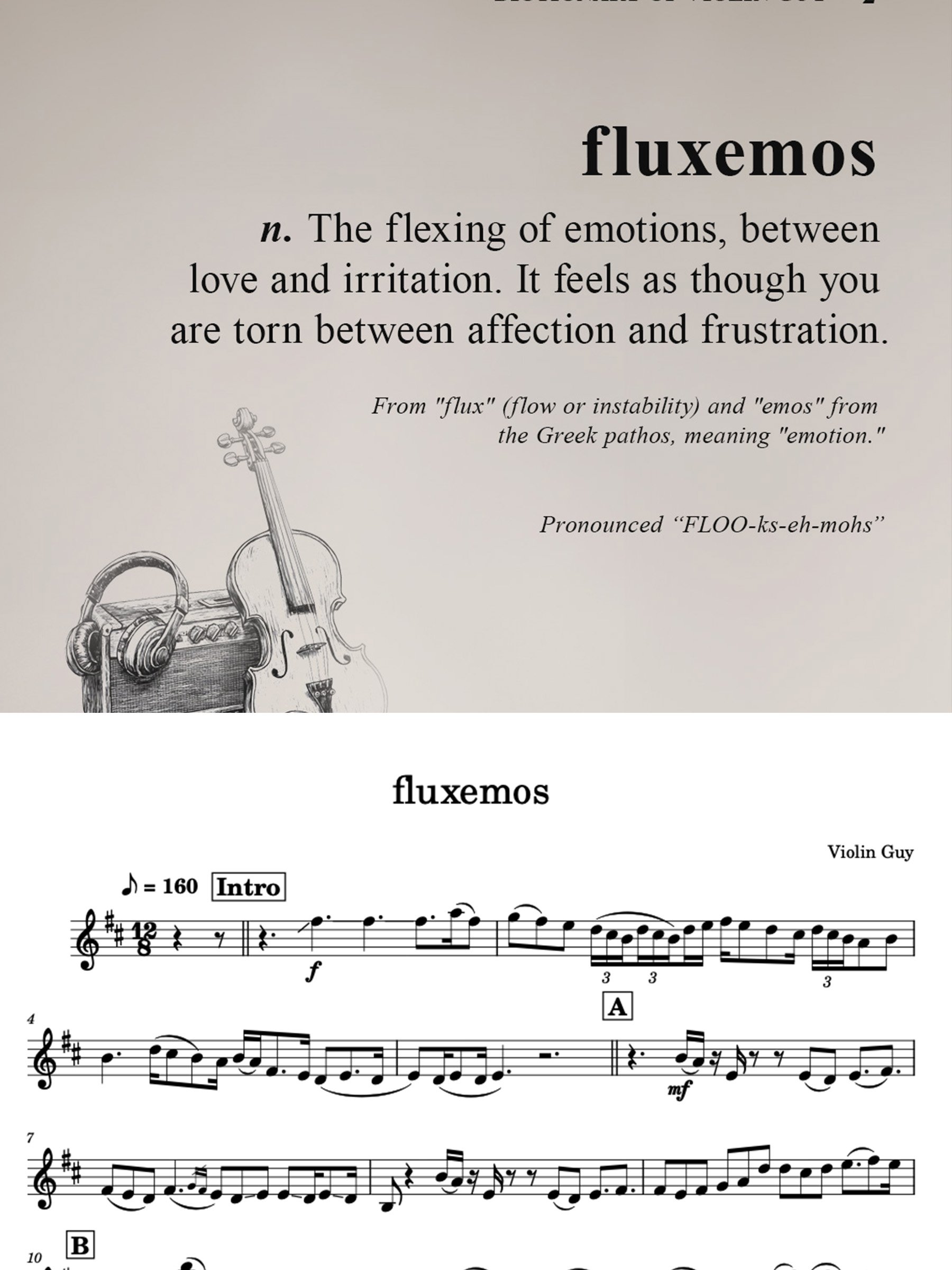 fluxemos - Sheet Music product image (1)