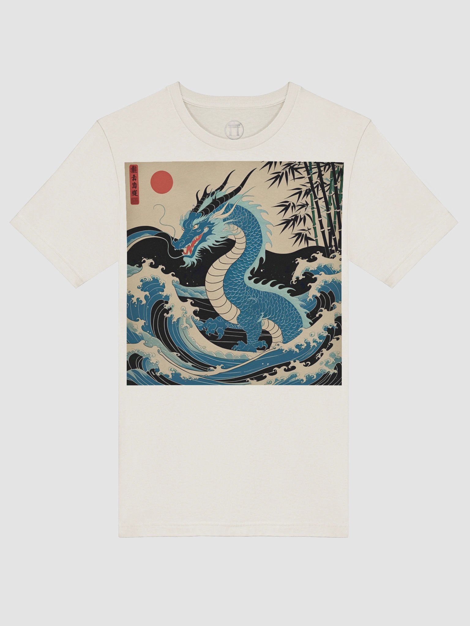 Ryoshin - Urashima Tarō (Teal Dragon), Ancient Ryū Collection, T-Shirt, Front Design product image (7)