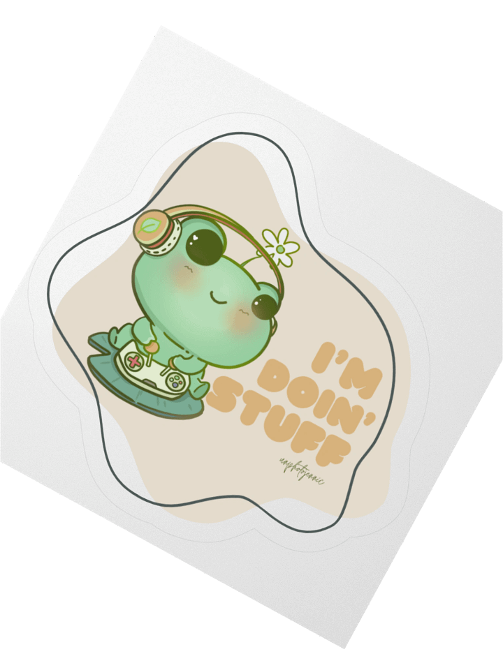 I'm Doin' Stuff Sticker product image (4)