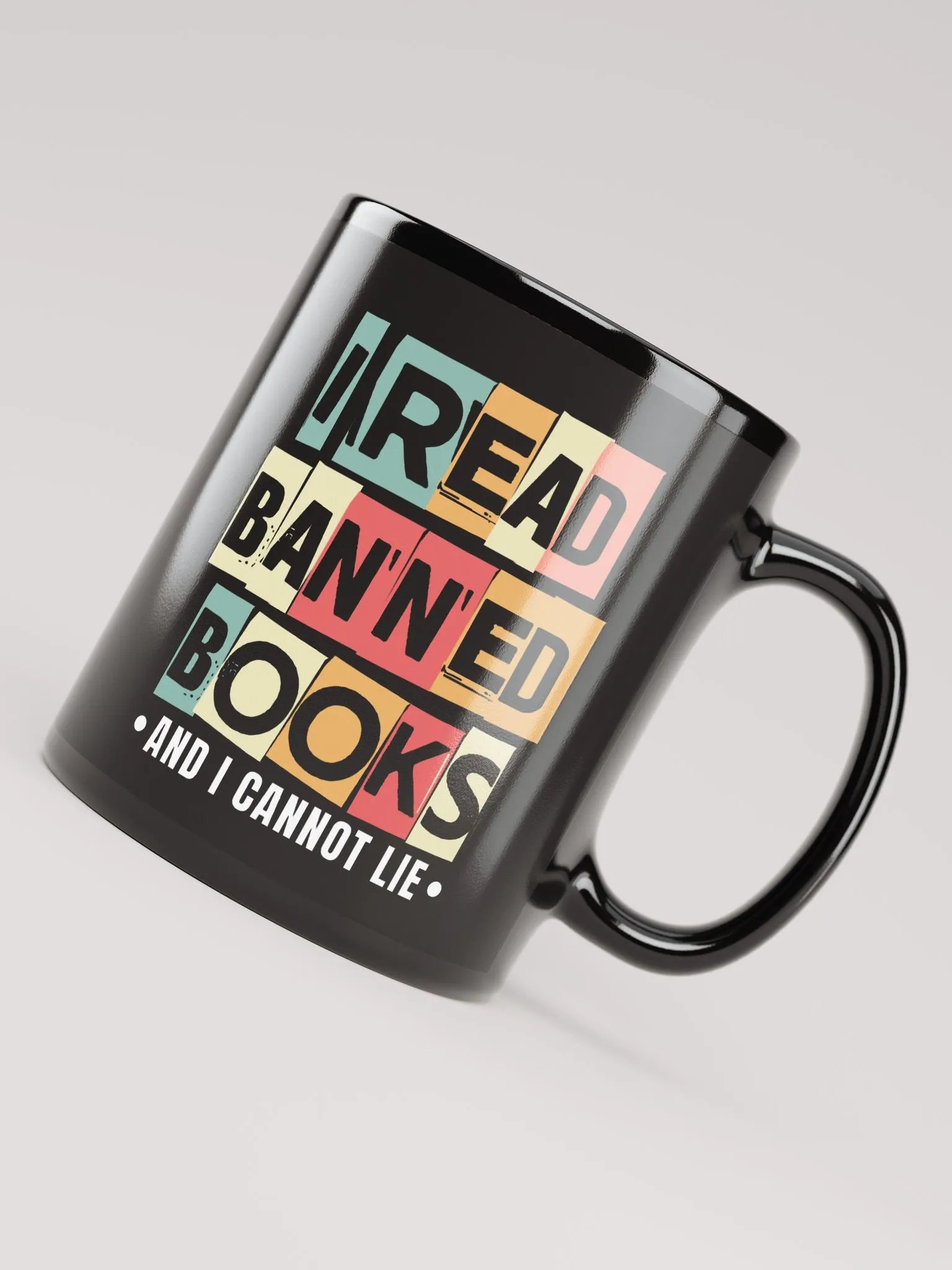 I Read Banned Books - Black Coffee Mug product image (8)